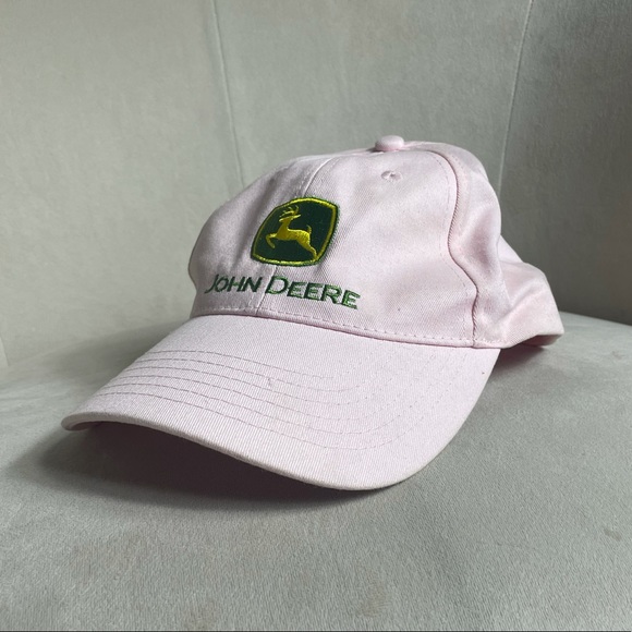 Woman’s Pink John Deere Snap Back Baseball Hat - Picture 3 of 11